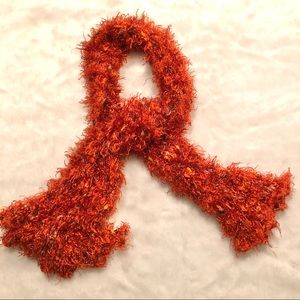Burnt orange scarf